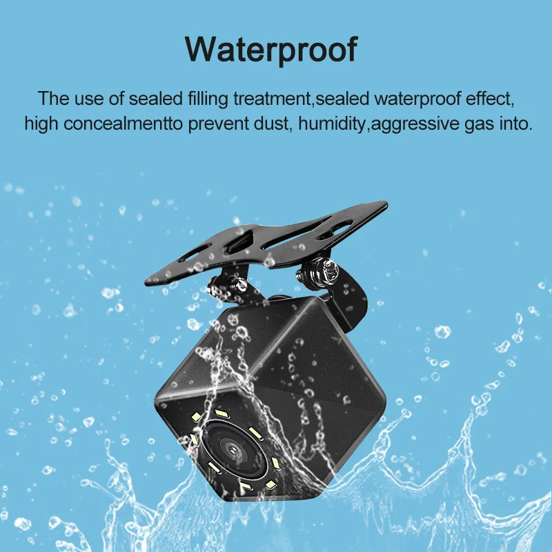 High-Definition Waterproof Rear Camera for Driving Recorders - 140° Wide Angle, Night Vision, and Parking Monitoring