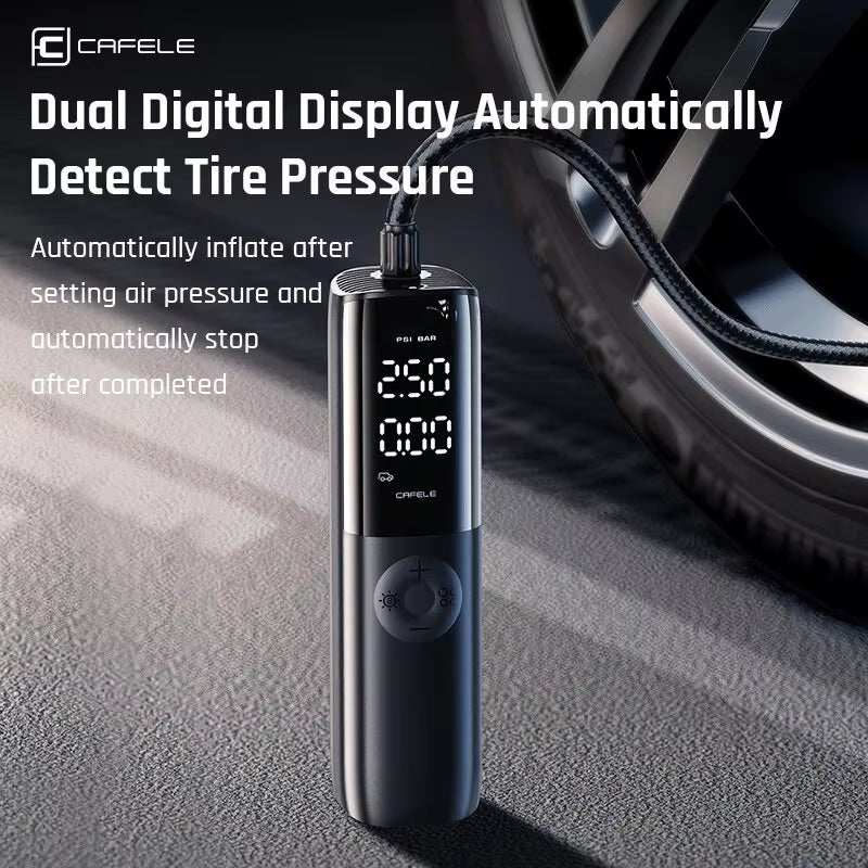 Effortless Inflation Anywhere: Portable 12V 150PSI Car Tire Air Pump with Extended Cord for Cars, Motorcycles, and Bicycles