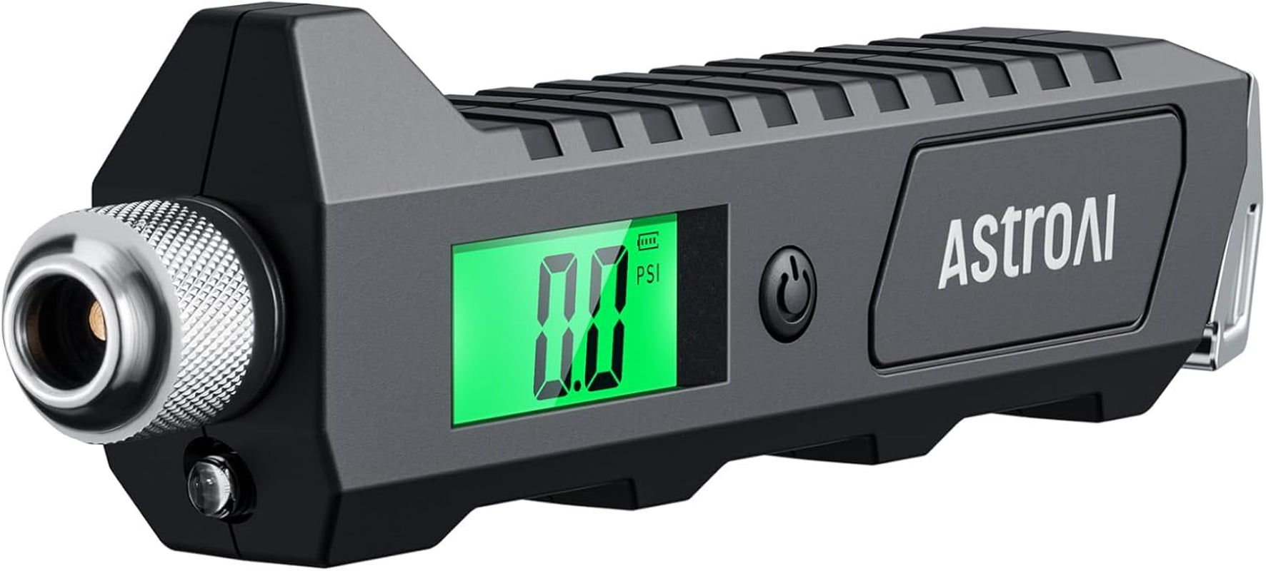 High-Precision Digital Tire Pressure Gauge - 230 PSI with Backlit LCD and Flashlight for Cars and Bicycles