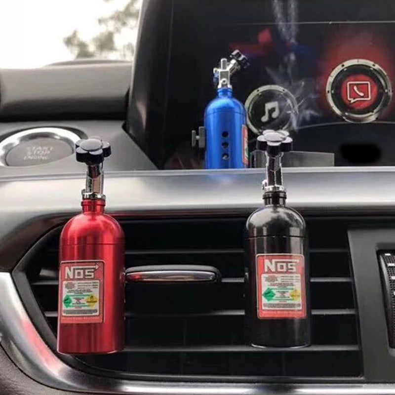 Revitalize Your Ride: NOS Nitrogen Bottle Car Air Freshener - Aromatherapy for Your Auto!