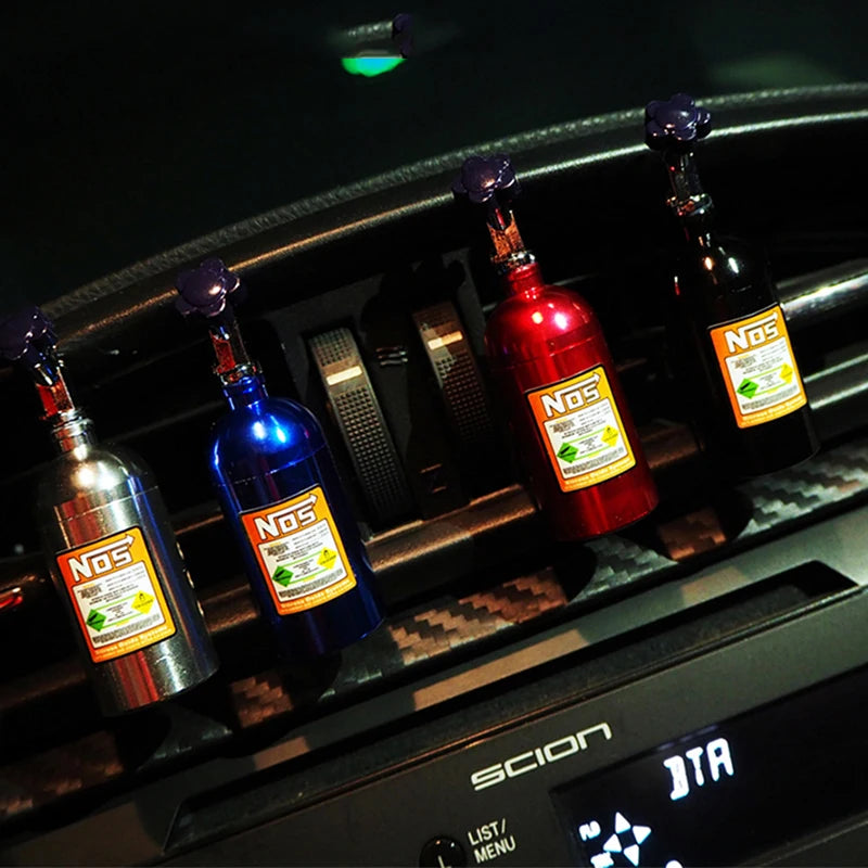 Revitalize Your Ride: NOS Nitrogen Bottle Car Air Freshener - Aromatherapy for Your Auto!